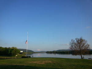 Looking East along the Tennessee River from Ditto Landing.