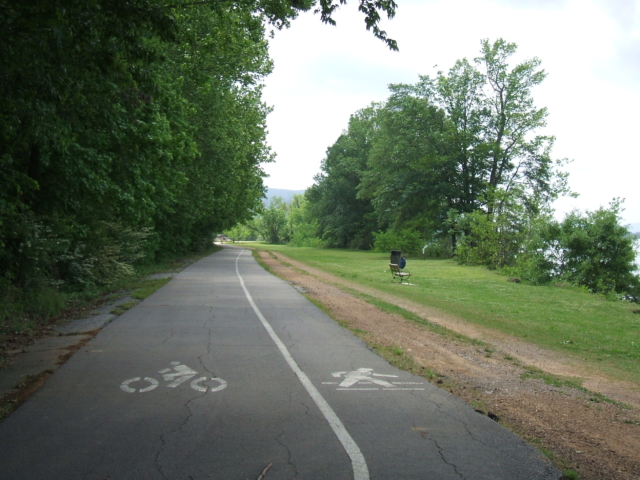 An example of a paved greenway.