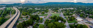 Birds Eye View of Five Points